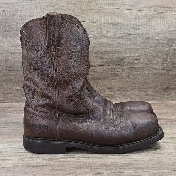 Durango Wellington Farm Ranch Men's Sz 11.5 Brown Composite Toe Work Boots DB005 - Picture 1 of 12